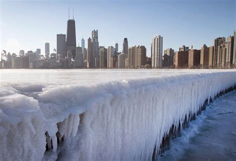 Chilly, Wet and Windy Sunday in Chicago; Winter Weather for North Woods